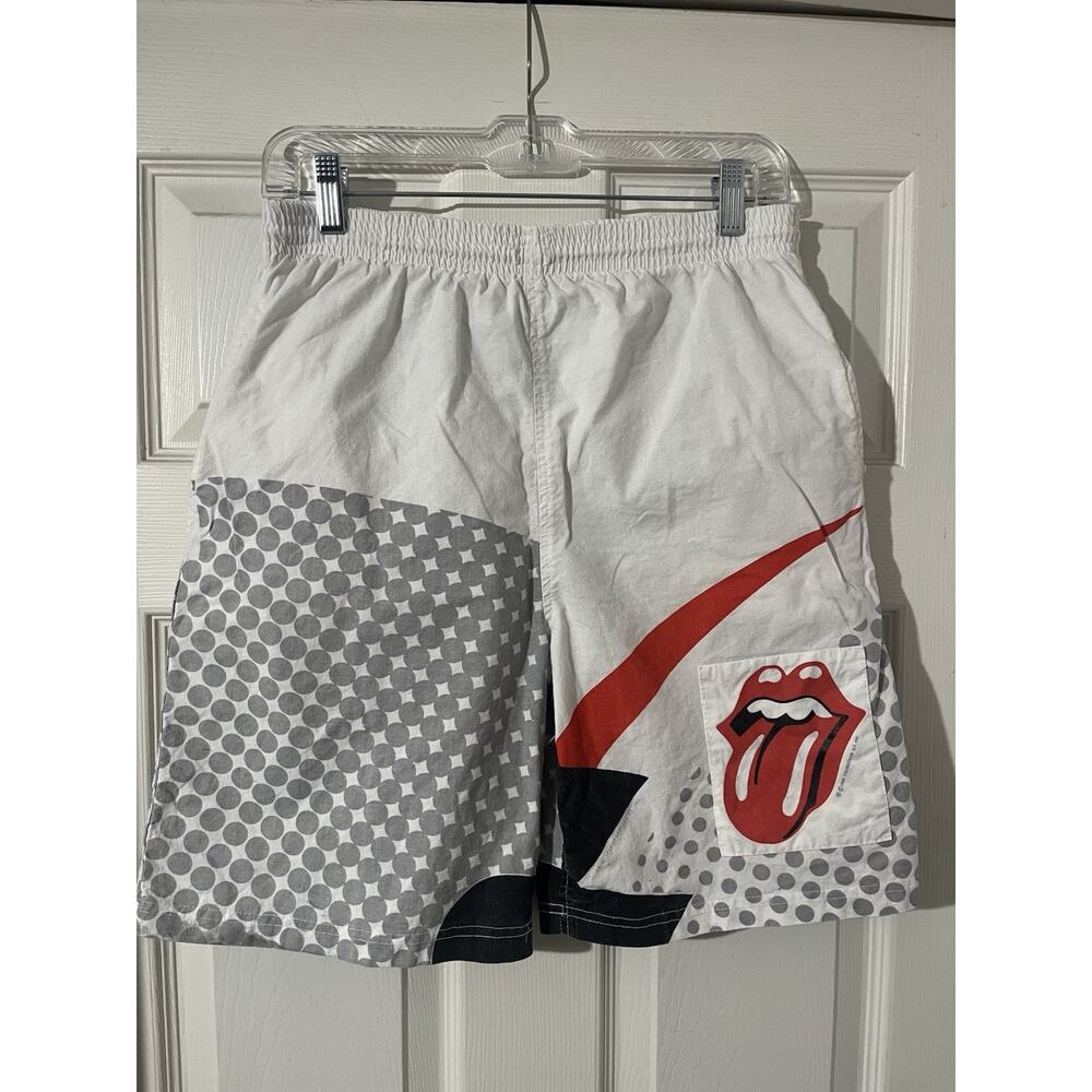 Vintage The Rolling Stones Shorts 1989 Size M/L Brockum RARE